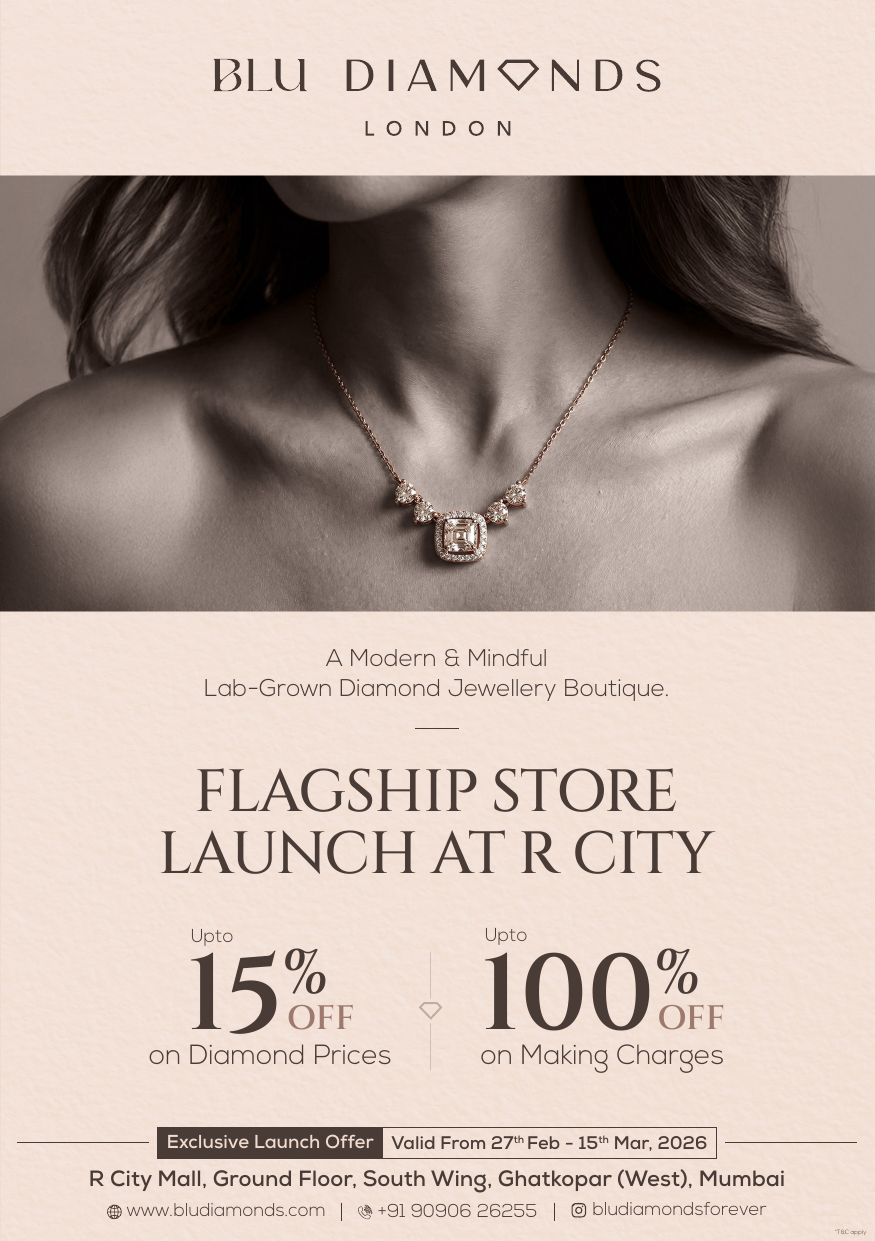 Blu Diamonds A5 flyer — launch offer